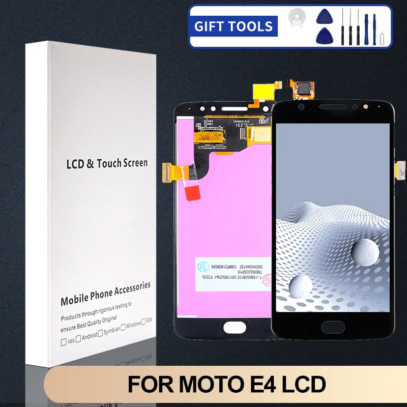 

5.0 Inch For Moto E4 Lcd Touch Panel Screen Digitizer XT1766 XT1763 Display For Motorola E 4th Gen Assembly With Tools