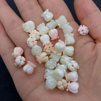 flower shape natural shell beads queen shell pendant charm pendant engraving 8mmdiy fashion making necklace bracelet accessories