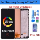 Super AMOLED для SAMSUNG GALAXY A31 A315, ЖК-дисплей с сенсорным экраном, дигитайзер в сборе для Samsung SM-A315F A315FDS A315G