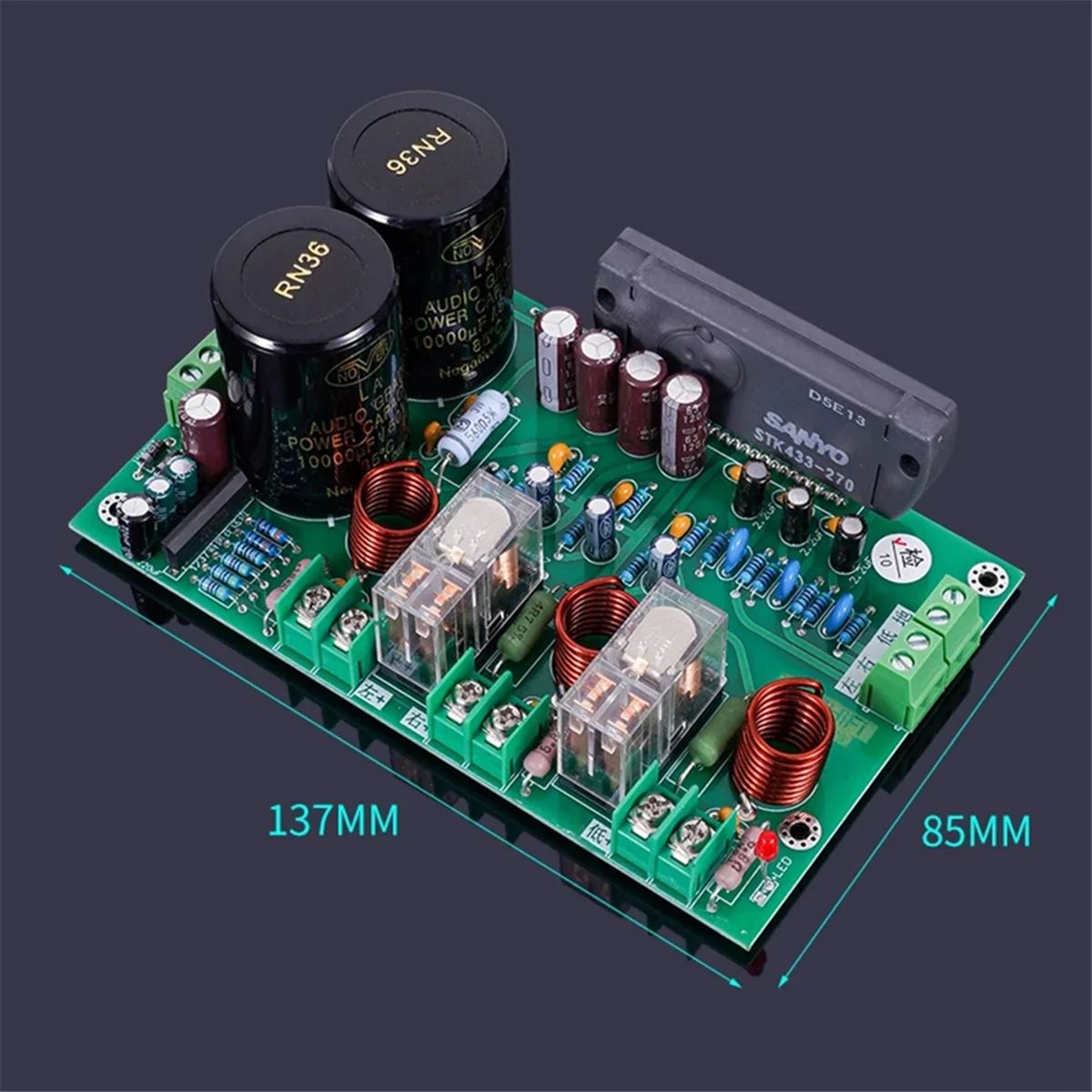 Hi-Fi Плата усилителя мощности с толстой пленкой 60Wx3 двойной аудиоусилитель