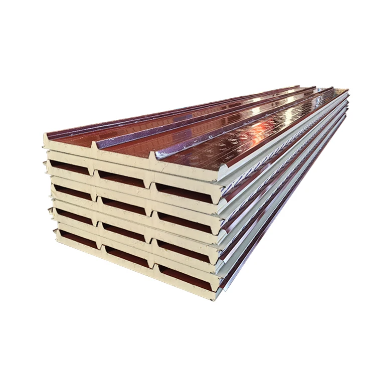 Полиуретановые сэндвич-панели для наружной стены и крыши