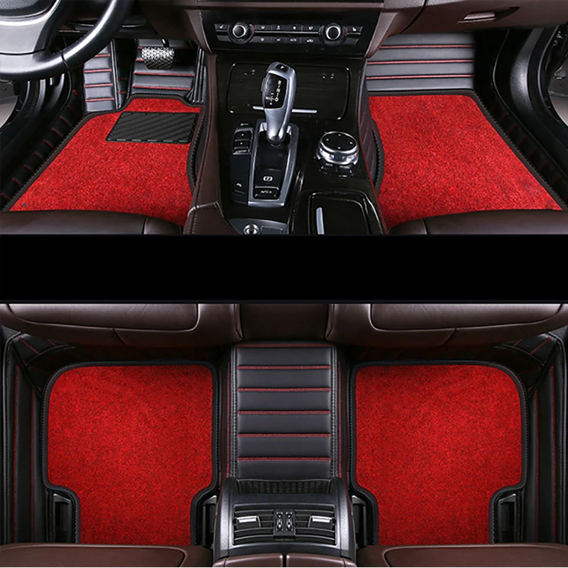 

Custom car floor mats High elastic wire mat for Jaguar All Models XE XF XJ F-PACE F-TYPE Brand Firm Soft Car Accessories Styling
