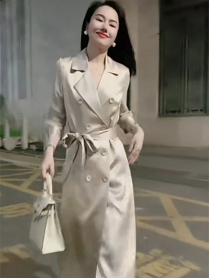 Tiktok Популярная та же модель что и онлайн-пальто знаменитостей 2023 осенний новый