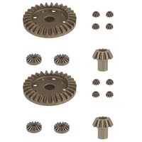 upgrade metal gear 30t 16t 10t differential driving gears for wltoys 144001 12428 12423 12429 rc car spare parts16 pcs