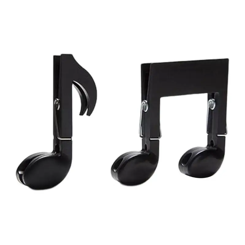 

Music Note Shaped Paper Clips 2pcs/set Music Clips Creative Food Bag Sealing Clip Music Note Book Clips Marks For Music Classes