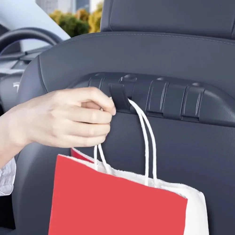 Черный крючок для переднего сиденья автомобиля VASTZ Tesla Model Y 3 складной спинки