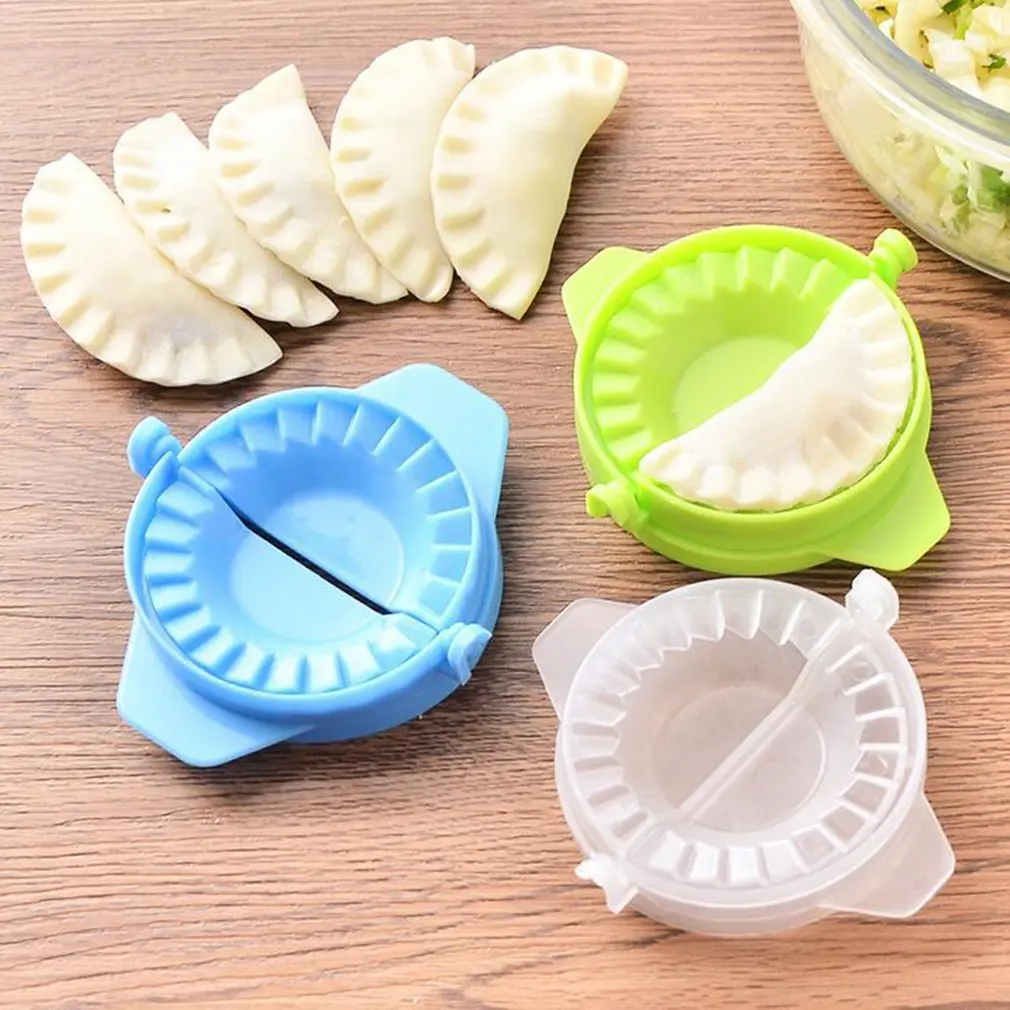 

Home Pack Dumpling Machine Manual Dumplings Device Mold Dumpling Clip Gadget Tool Colorful Food Grade Kitchen Accessories