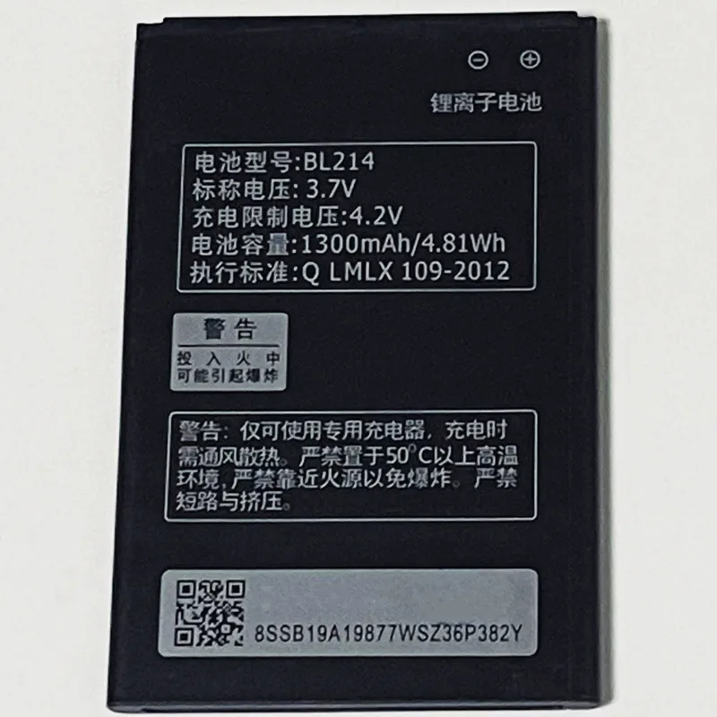 Аккумулятор 3 7 в 1300 мАч BL214 для Lenovo A278T A365E A308T A369 A318T A380e A385E BL203 |