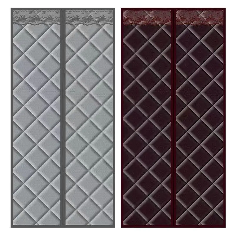 Зимний утолщенный сохраняющий тепло хлопковый дверной экран водонепроницаемый