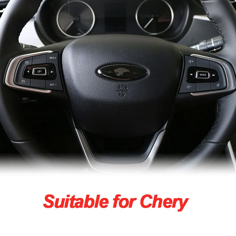 Черное Автомобильное рулевое колесо Chery Tiggo с логотипом CHERY TIGGO 3 4 5 7 PRO 8 Arrizo Eastar Maxim