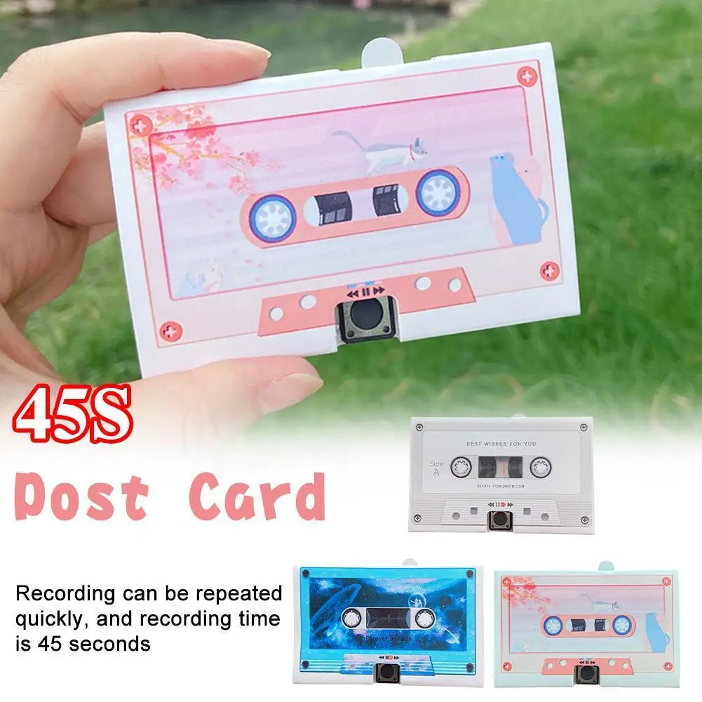 

DIY Greeting Post Card Sound 30 Seconds Voice Chip Decor Recorder Audio Module Chip Music Toy Module Gift Programmable Craf P6U9