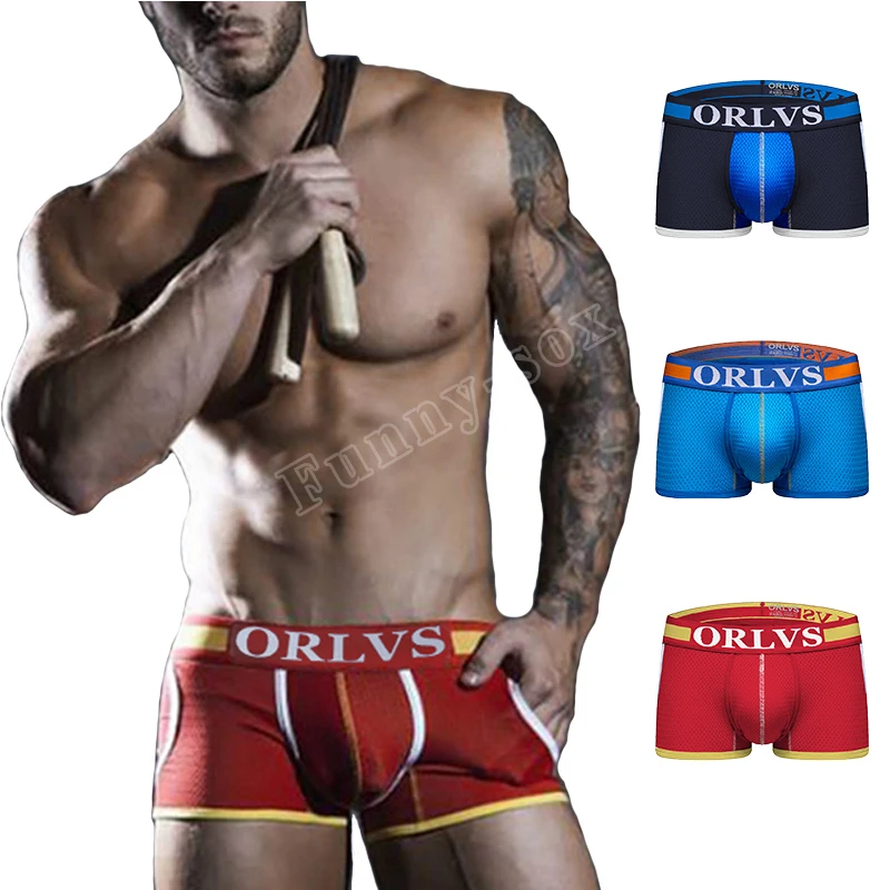 Боксеры мужские сетчатые дышащие удобные трусы нижнее белье | Мужская одежда