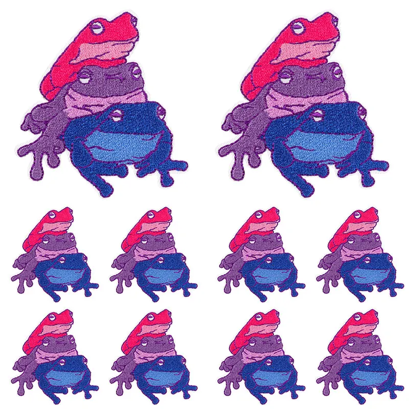 5PCS/lots Cartoon Embroidery Patch Anilam Dinosaur Lion Iron On Patches For Clothing DIY Embroidered Clothes Jackets