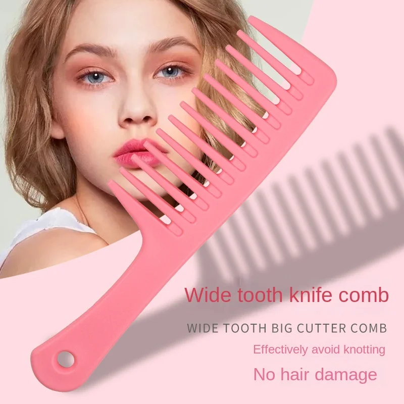 

Hairdress Comb Heat Resistant Woman Wet Hook Curly Hair Brushes Pro Salon Dyeing Styling Tools Coarse Wide Spikes Tooth