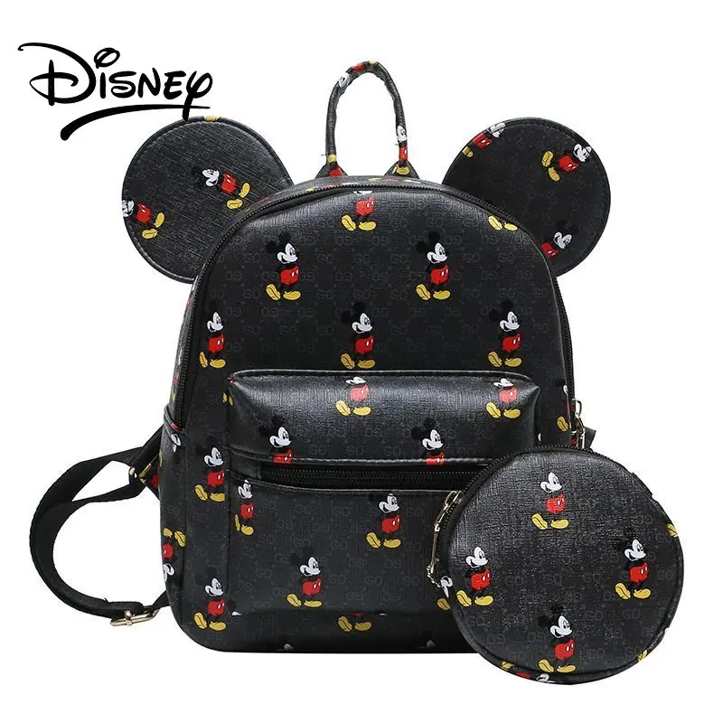 Многофункциональный женский рюкзак из ПУ кожи с мультяшным изображением Микки