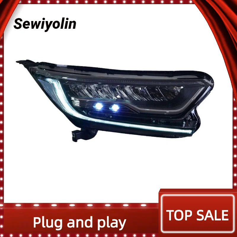 

For Honda CR-V 2017-2022 Car Accessories Headlight Assembly LED Lights Lamp DRL Signal Plug And Play Daytime Running