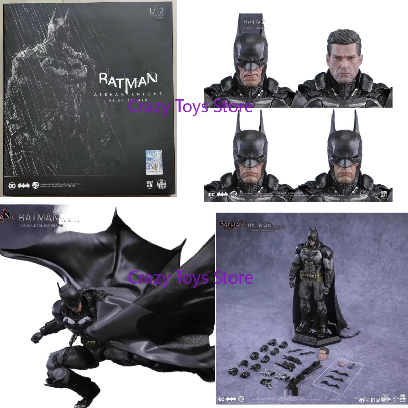 Фото В наличии Новые фигурки 1/12 Arkham Knight V8.04: Бэтмен 002 в костюме, Дэдслоук, Супермен из DC Multiverse, статуэтка Lpzz Toys №2