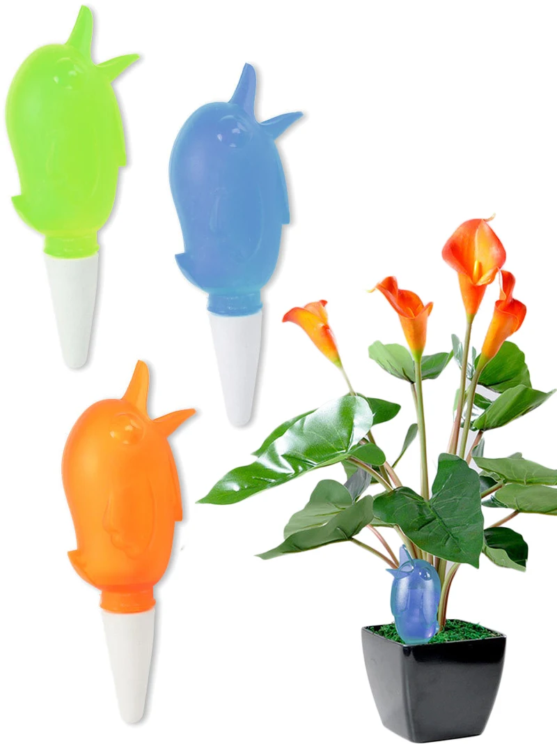 

Bird Shape Self Watering Spike Planter Drip Irrigation Watering Globe Bulb For Indoor Outdoor Gardening Vacation Plant Healthier
