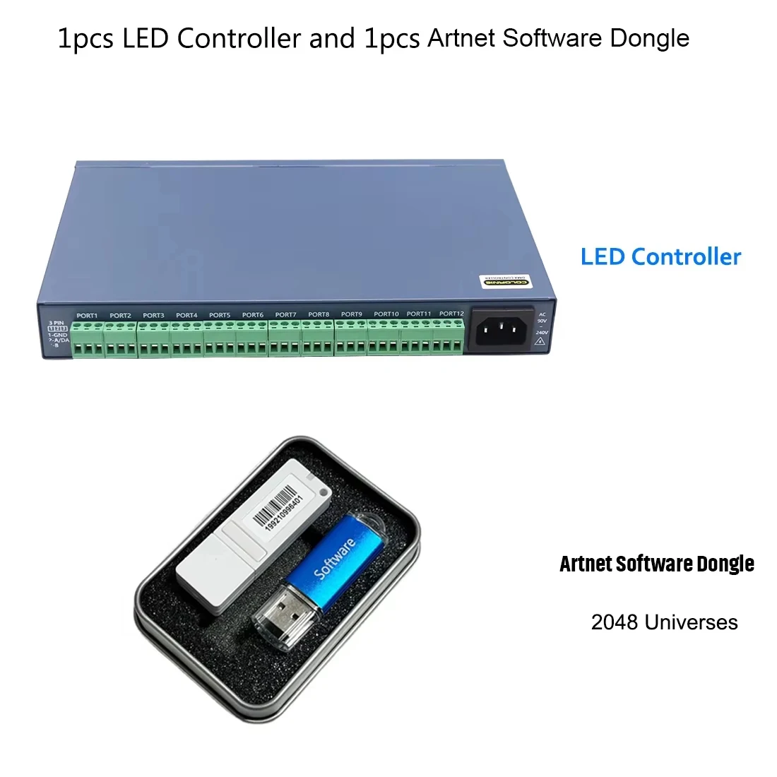 

12240 пикселей контроллер Madmapper/Resolume Art-Net к SPI для WS2811 WS2812 DMX512, запись эффектов, SD, автономное воспроизведение