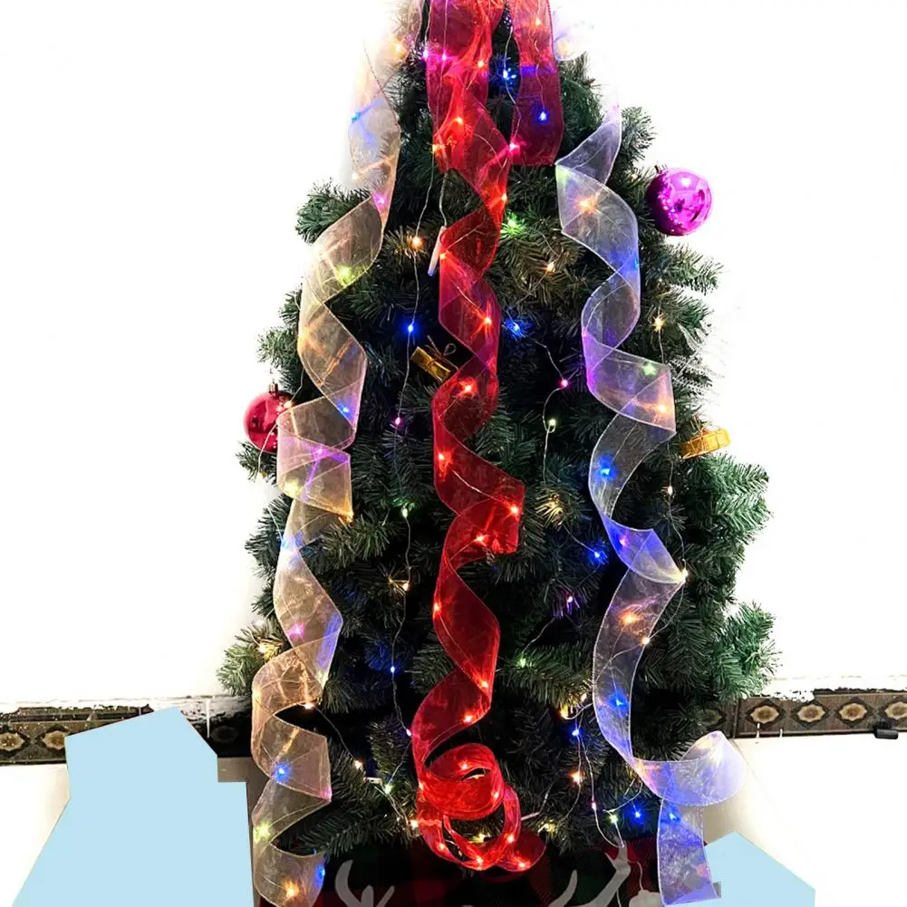 

Супер яркие красивые рождественские украшения для дома и улицы, светодиодная сказочная лампа, подвесная светодиодная Рождественская лента...