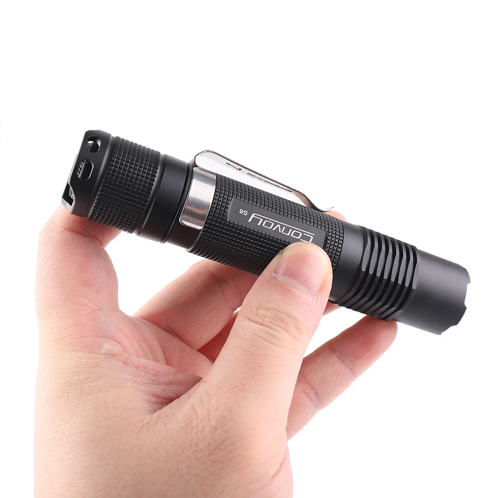 Фото Фонарик Convoy S8 Luminus SFT40 Linterna Led 18650, мини-фонарик для кемпинга, рыбалки, вспышка Latarka, портативный Lanterna №5