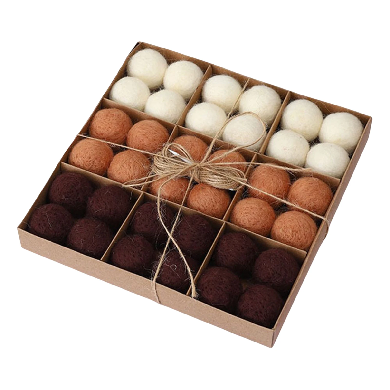 

36PCS Christmas Tree Hanging Plush Balls Decoration Home Decor Colorful Xmas Balls Ideal Gifts for Home Decoration