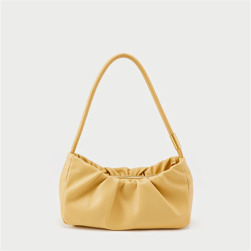 

2022 New Ladies Handbag Pleated Cloud Bag Fashion Girl Niche Bag High-end Shoulder Bag Armpit Bag Handbag High Quality Bag