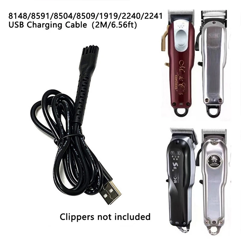 

1 шт. 5 в USB-кабель для зарядки, адаптер, шнур, электрические машинки для стрижки волос, источник питания для 8148/8591/8504 электрических машинок для стрижки волос, аксессуары