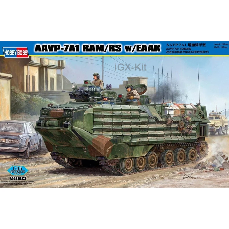 Hobbyboss 82416 1/35 масштаб AAVP7A1 AAVP-7A1 RAM/RS w/EAAK транспортное средство хобби ремесло игрушка