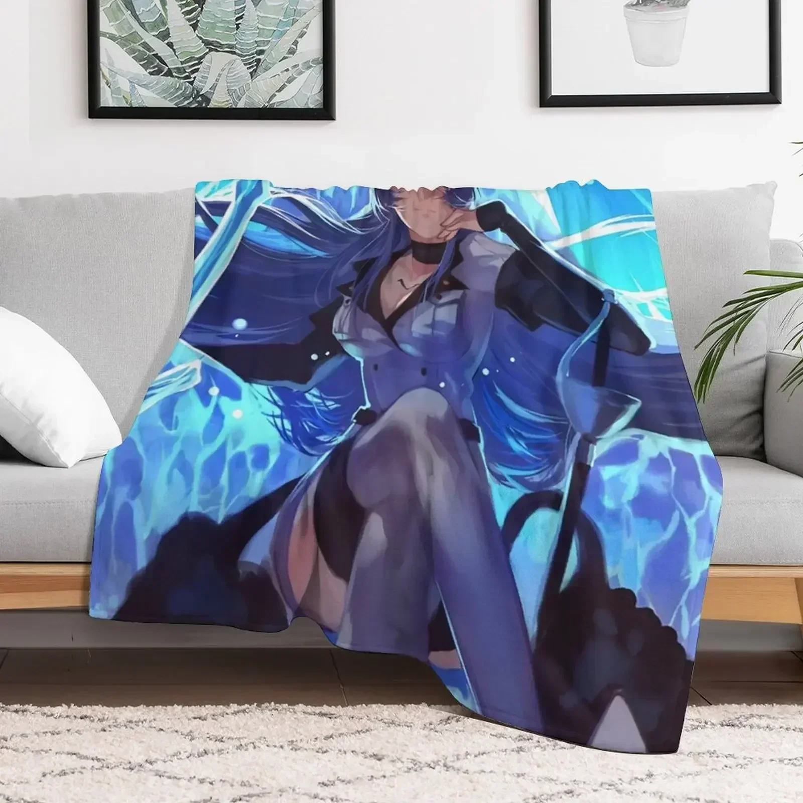 Esdeath Akame Ga Kill картина аниме пледы одеяла для волос рождественские украшения