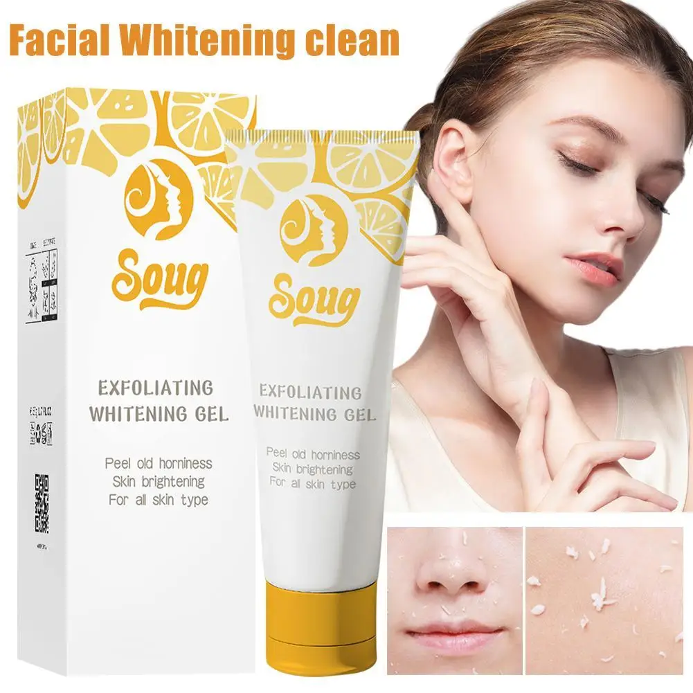 

Soug Exfoliating Gel Facial Whitening Clean Body Scrub Cream Moisturizin Deep Cleaning Brightening Skin Scrub Face Care