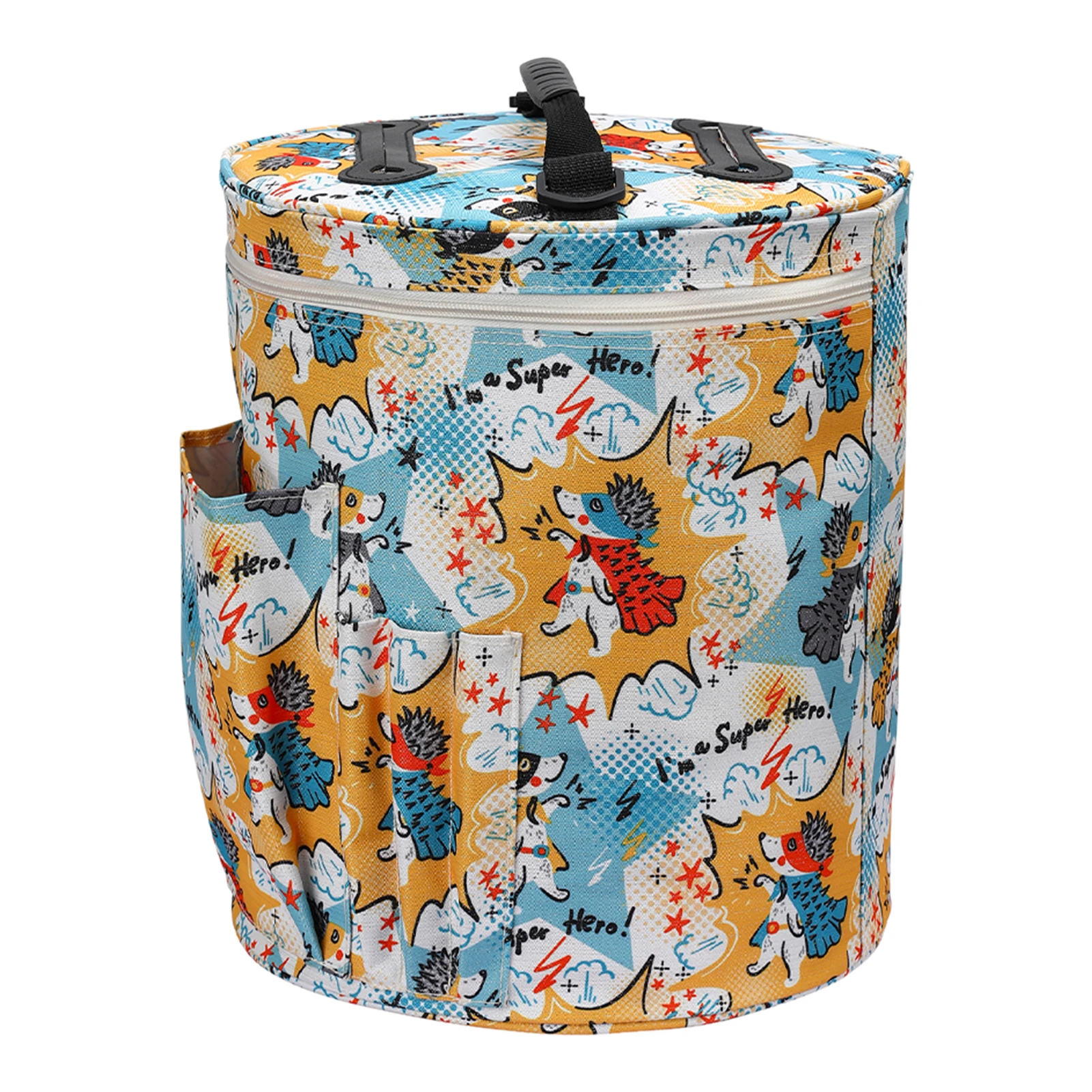 

Портативная сумка из ткани Оксфорд для вязания свитеров, домашняя водонепроницаемая сумка большой емкости с ручкой, практичная нить для хр...