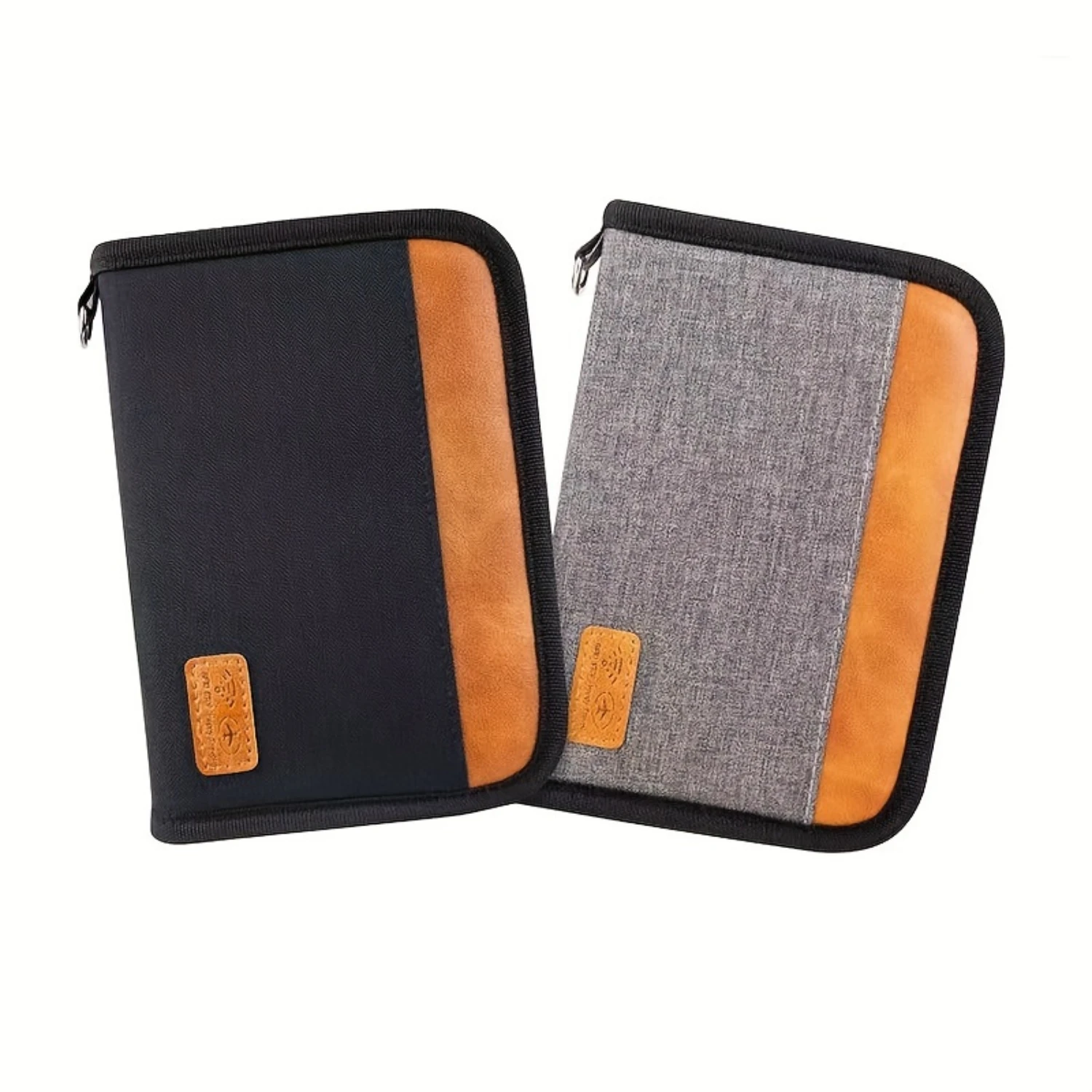 Компактный двойной складной дорожный кошелек для паспорта — надежная