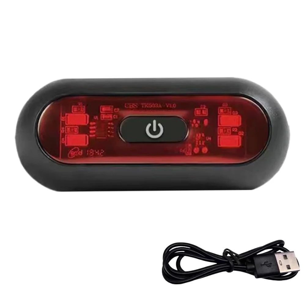 Водонепроницаемый IPX4 Задний Фонарь Для Велосипеда Мотоциклетный Шлем Сигнал