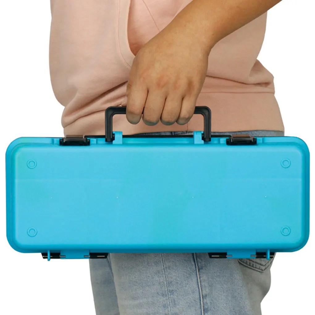 

Fishing Tackle Box Case Storage Boxes Hooks Organizer PP Tool Organize