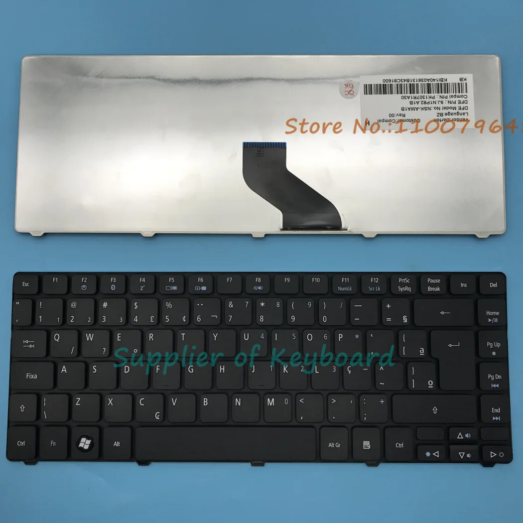 Новая бразильская португальская клавиатура для ноутбука Acer Aspire 4810T 4810TG 4810TZ 4810TZG