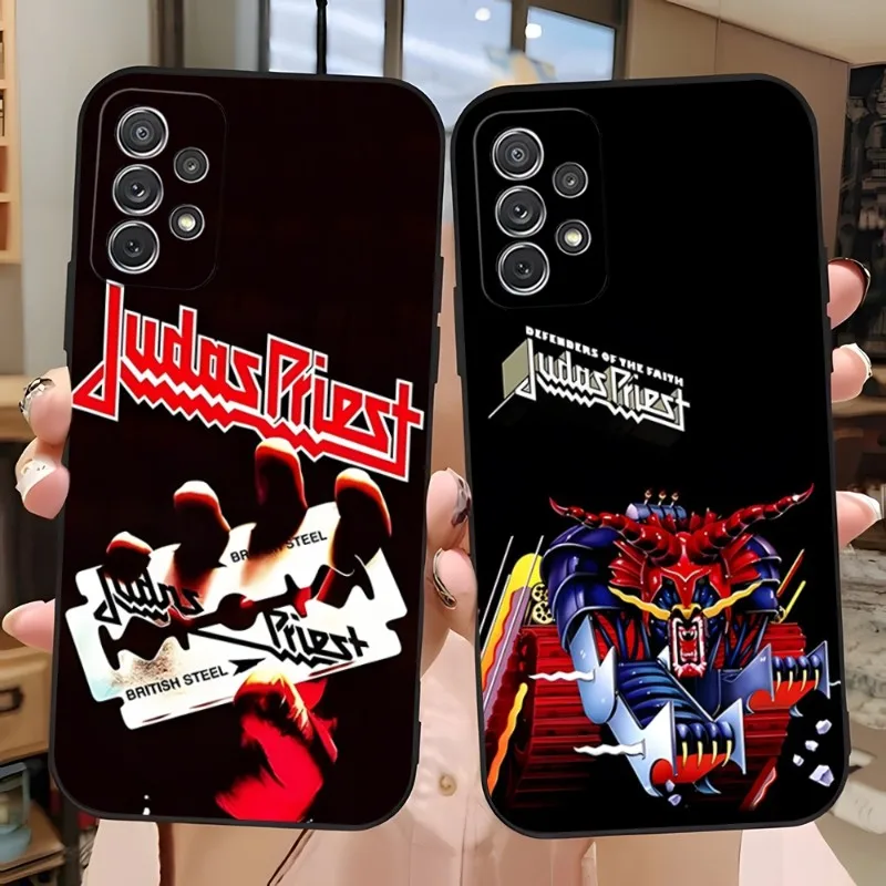 Rock Band Judas Priest Phone Case For Samsung S22 S21 S20 S30 S9 S10 S8 S7 S6 Pro Plus Edge Ultra Fe Shockproof Back Cover