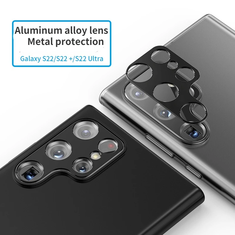 

Металлический объектив для камеры Samsung S22 Ultra Galaxy 5G, защитная пленка из алюминиевого сплава для S22 + UltraAccessories, закаленное стекло для камеры
