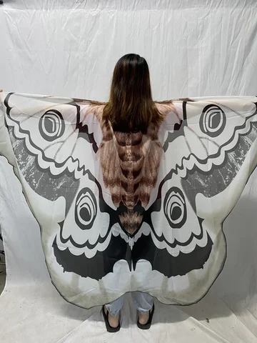 Женская накидка с крыльями бабочки, мотивом эпохи Возрождения, фестиваля Хэллоуина