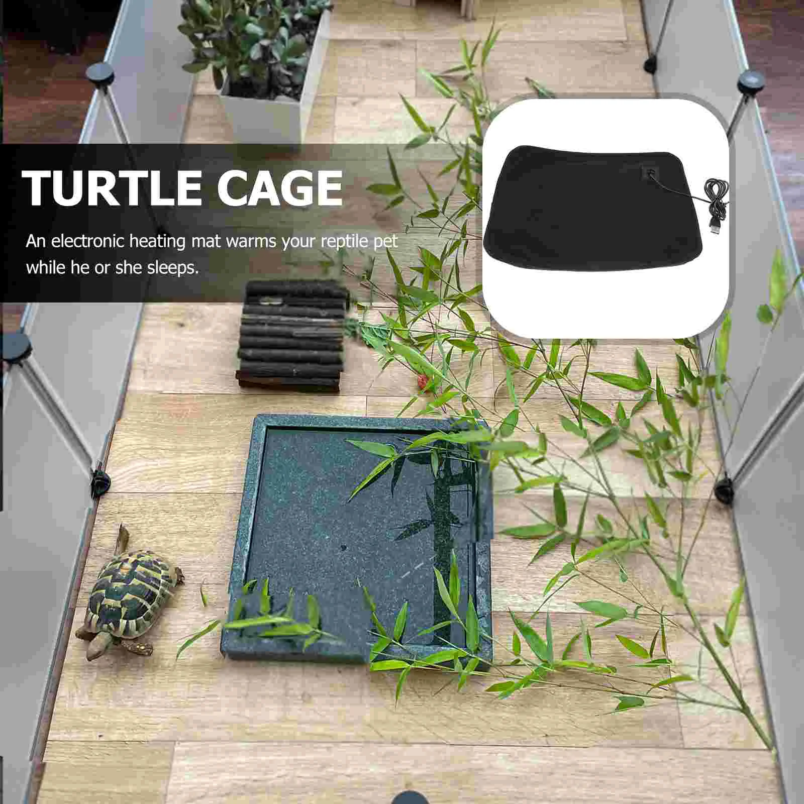 

Pet Heating Pad Reptile Mat Sleeping Multi-function Polyester Lizard Small Pads