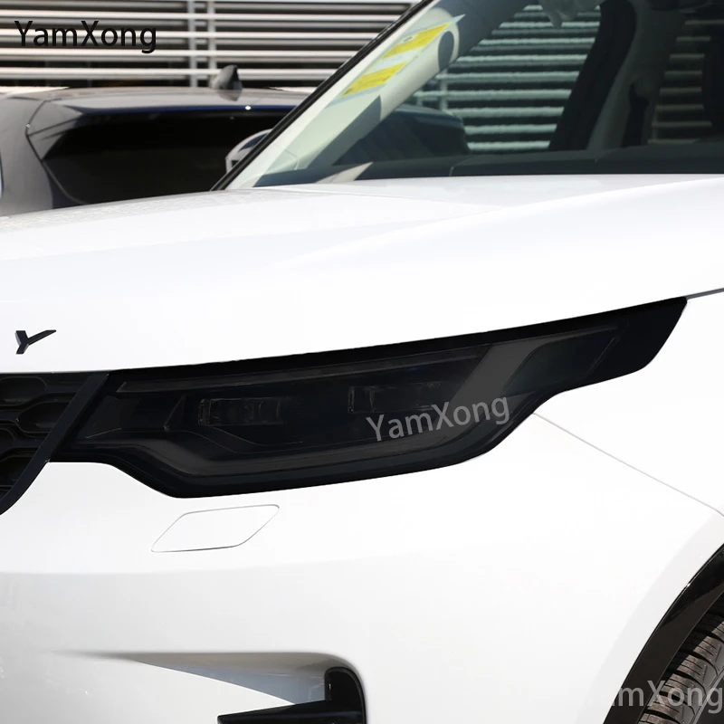 

For Land Rover Discovery 5 LR5 2017-Present Car Headlight Protective Film Black Transparent Anti Scratch Auto Repair