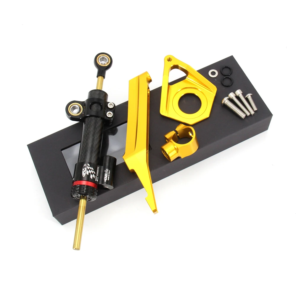 

Стабилизатор рулевого демпфера YZFR6 из углеродного волокна с ЧПУ, кронштейн для YAMAHA YZF R6 YZF600 2003 2004 2005