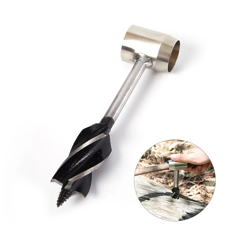 

Auger Wrench Outdoor Hand Drill Survival Gear Tool Outdoor Camping Accessories