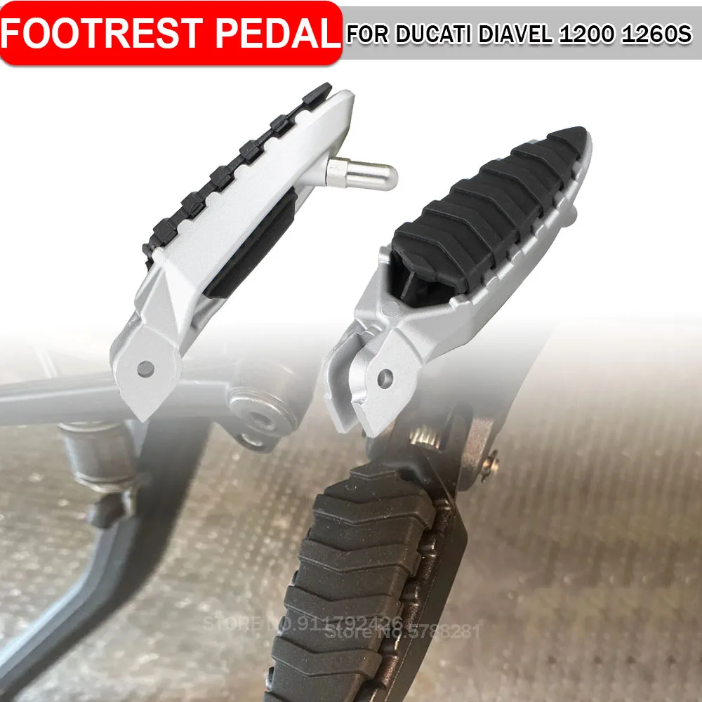 Передние резиновые противоскользящие подножки для DUCATI вел 1260 1200 2011 2022-20 21