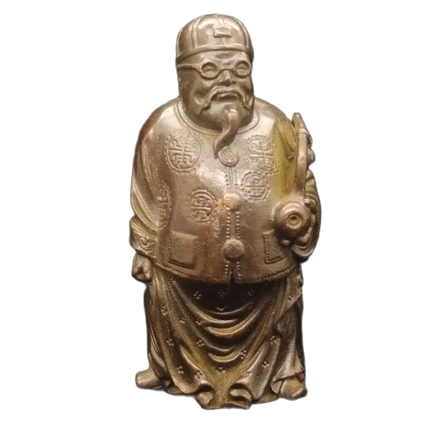 Декоративная статуэтка в китайском стиле бронзовая хозяина для украшения дома