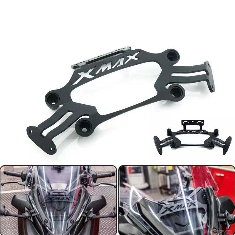 

Motorcycle GPS Rearview Mirror Bracket For Yamaha XMAX 250 300 Xmax 300 400 2017-2019 Front Stand Holder Mobile Phone Bracket