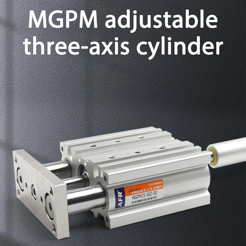 MGPM40 Регулируемый упорный цилиндр 20 25 30 50 мм с тремя стержнями