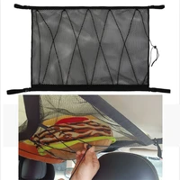 mesh bag mesh pouch adjustable car ceiling storage car roof interior car ceiling net pocket sundries storage bag
