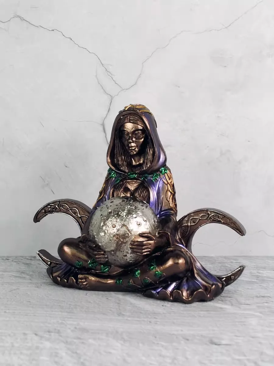 Зевс Победа Богиня Луна Афина Статуя из Смолы Матери Земли Туристический Сувенир