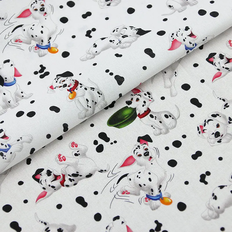 Disney далматинцы ведьма малефисент хлопчатобумажная ткань для детской одежды